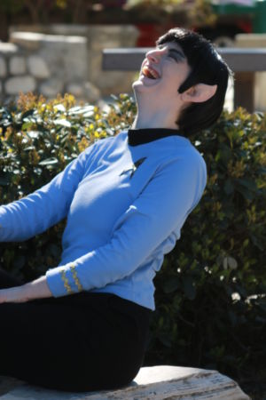 Spock - Star Trek Cosplay Laughing